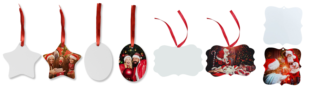 Christmas Ornaments in New Material Sublimation Blank HPP Christmas Ornaments