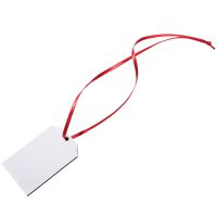 Sublimation Xmas Blank Double sided MDF Christmas Ornaments