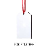 Sublimation Xmas Blank Double sided MDF Christmas Ornaments