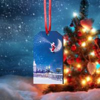 Sublimation Xmas Blank Double sided MDF Christmas Ornaments