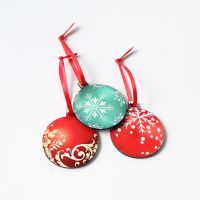Sublimation Blank MDF Double-sided Christmas Ornaments