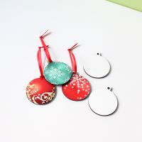 Sublimation Blank MDF Double-sided Christmas Ornaments