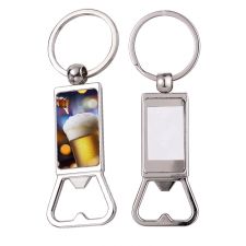 Sublimation Rectangle Blank Bottle Opener Keychain