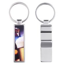 Sublimation Blank Rectangle Shape Bottle Opener Keychain