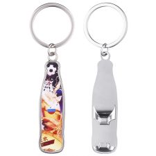 Sublimation Beer Bottle Shape Bottle Opener Keychain