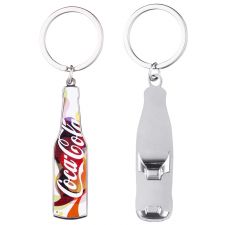 Sublimation Cola Bottle Shape Bottle Opener Keychain