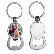 Sublimation Round Bottle Opener Keychain