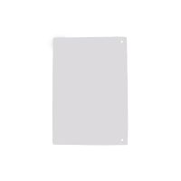 Sublimation Round Corner Two Hole Single-Sided Aluminum Sheet (hole  horizontal)