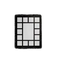 Sublimation 15 Panel Flannel Blankets With Black Tassel 100*150cm