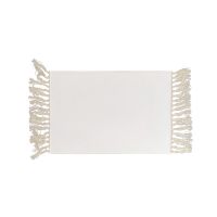 Non-slip Felt Mink Velvet Sublimation Door Mat with Tassel 40*60CM