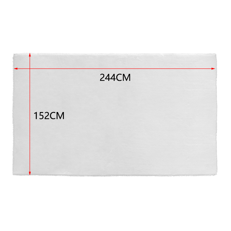 Luxury Living Room Carpet Custom Sublimation Blank Mink Velvet Mat/Carpet