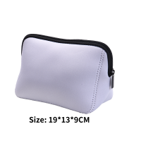 Sublimation neoprene cosmetic bags