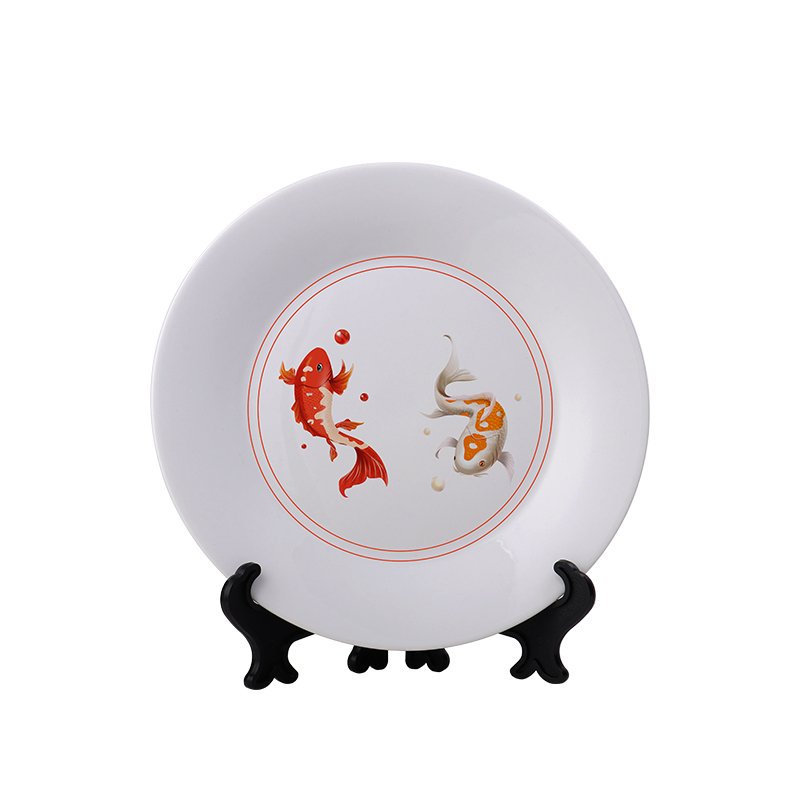 Ceramic Plate Sublimation Round Ceramic Plates Transfer Printing