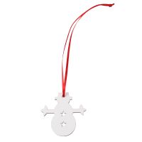 Sublimation double-side MDF Christmas Ornaments-snowman