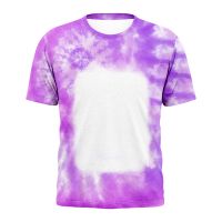 Sublimation Blank Unisex Bleached T-shirt-Rectangle-S