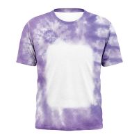 Sublimation Blank Unisex Bleached T-shirt-Rectangle-S