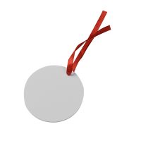 Sublimation Blank Double-sided HPP Christmas Ornaments-round