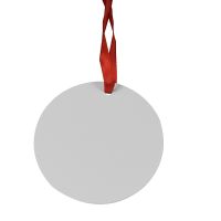 Sublimation Blank Double-sided HPP Christmas Ornaments-round