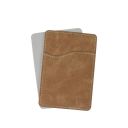 Subimation PU Leather Cellphone card holders-Brown
