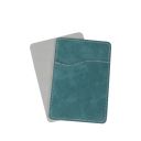 Subimation PU Leather Cellphone card holders-Malachite blue