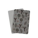Subimation PU Leather Cellphone card holders-Light grey
