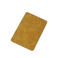 Subimation PU Leather Cellphone card holders-Yellow