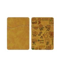 Subimation PU Leather Cellphone card holders-Yellow