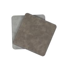 Subimation PU Leather Square Coasters-light grey